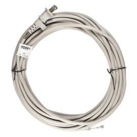 HQRP AC Power Cord Compatible with Dyson DC15 Upright Vacuum Cleaner 908676-01 DC-15 Mains Cable DC15 All Floors, DC15 Animal, DC15 HSN Exclusive, DC15 Total Clean, DC15 Full Kit