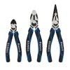 Draper 28033 High Leverage Plier Set, Blue (3 Piece)