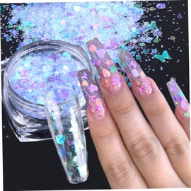FOMIYES 1set Colorful Nail Glitter Sequin of Irregular Maple Leaf Heart-Shaped Designs for Nail Art Decoration for Manicure
