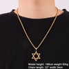 Fiusem 14K Gold Plated Wheat Chain Necklace for Men, 3mm
