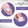 Yexiya 2 Pieces Wire Straightener Tools Jewelry Nylon Wire Straightener
