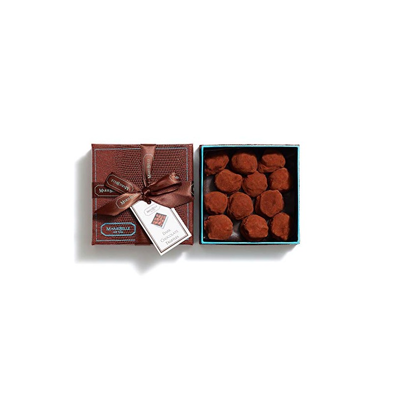 MarieBelle Truffle Dark Chocolate 12pc Box
