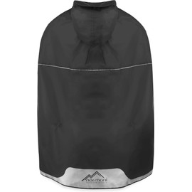 normani Outdoor Sports Children's Rain Poncho for Boys and Girls with Hood and 3M™ Scotchlite™ Reflectors Black