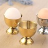 Nicear Set Of 4 Stainless Steel Egg Cups Breakfast Tray
