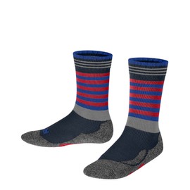 FALKE Unisex Children's Active Frog K So Wool Functional Material Thick Breathable Patterned Socks, Blue Space Blue 6116