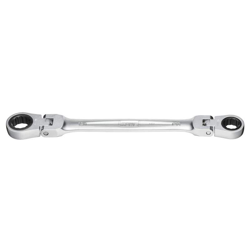 TONE RMFW-1113 Double Neck Swing Ratchet Glasses Wrench Double Sided