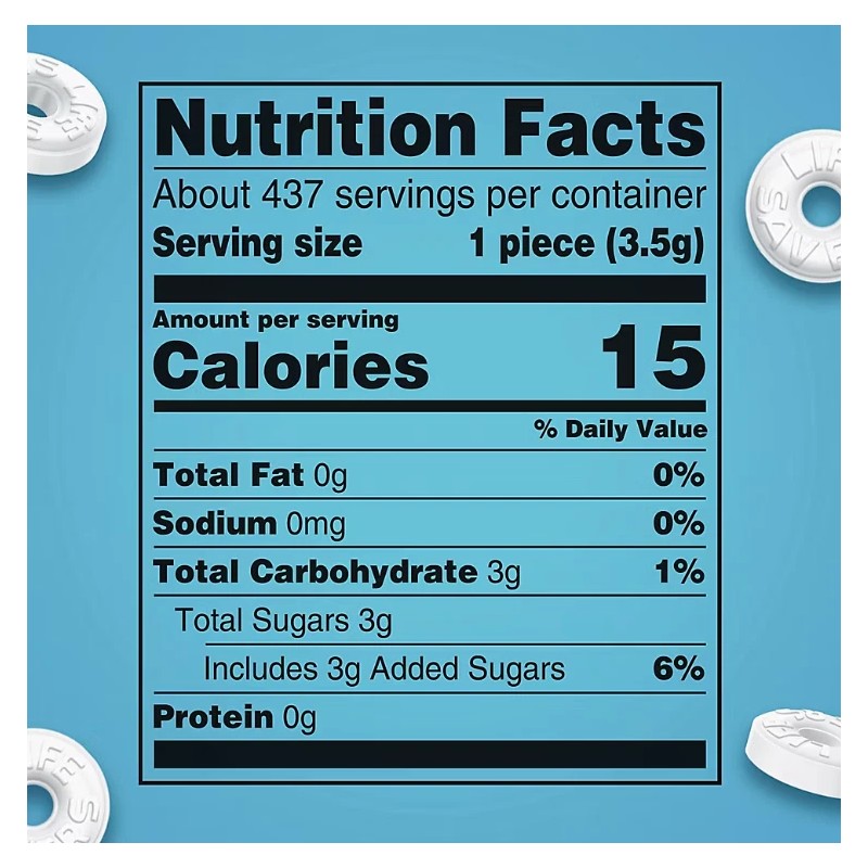 Life Savers Pep-O-Mint Breath Mint Bulk Hard Candy Bag 53.95