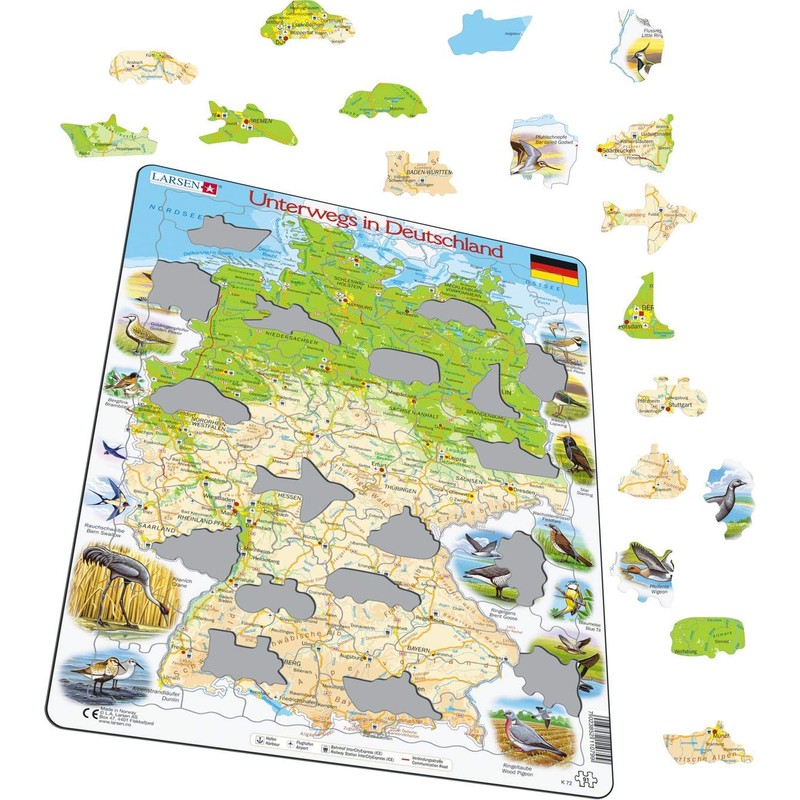 Larsen Travelling in Germany Puzzle (91 Piece)