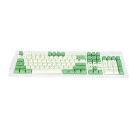 Keyboard Keycaps 108 Keys Matcha Green Theme PBT Material OEM Height Computer Accessories