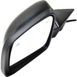 Garage-Pro Driver Side Power Heated Mirror for Jeep Grand Cherokee 2012-2021 Power Fold With Signal Light, Blind Spot Light & Memory; Without Auto-Dimming Paintable