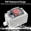 TWTADE e-Stop Push Button Switch with Box Outdoor IP67 Waterproof