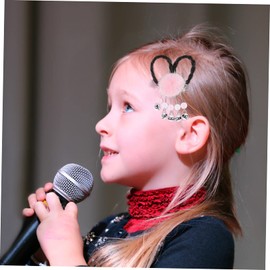 TOVINANNA Chic Festival Hairpin Boys and Girls-friendly Party Hair Clip Durable Hairball Hair Accessory