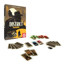 Game Factory 646319, District Noir, Card Game for Adults and Children from 10 Years, Card Duel for 2 Players