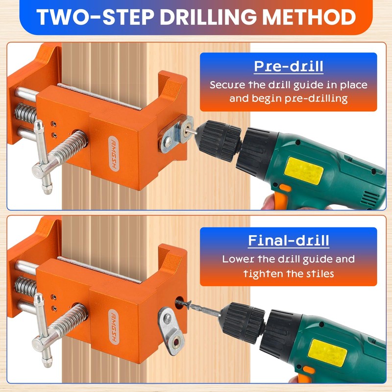 AMGSH Cabinet Clamps 2 Pack – Heavy Duty Face Frame