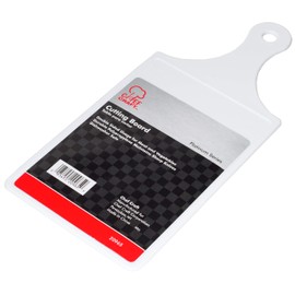 Chef Craft Paddle Shaped Cutting Board, Plastic 12 in L x 5 in W White