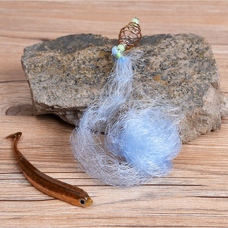 VORCOOL Replacement Net Fishing Cast Net Bait Trap Fishing Rod