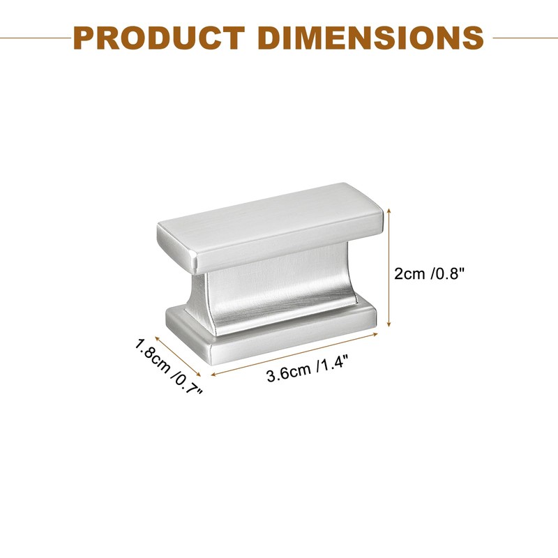 sourcing map 10 Pack Cabinet Knobs, Single Hole Cabinet Handles