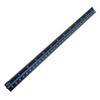 Metal Scale Ruler - 30cm Black Aluminium Triangular Scale Ruler