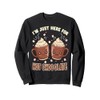 I'm Just Here For Hot Chocolate Marshmallow Cocoa Humor Sweatshirt