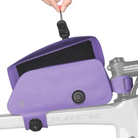 Rhinowalk - Bolsa para cuadro de bicicleta con solapa magnética impermeable para bicicleta de carretera y bicicleta