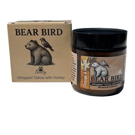 Whipped Beef Tallow Honey cream for Skin: 100% Grass Fed Whipped Organic Moisturizer with Organic Raw Honey – Natural Face and Body Care for Mature, Dry or Sensitive Skin, 4oz (unscented)