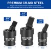 DAKCOS Impact Universal Joint Socket Set, 3 Piece Swivel Socket