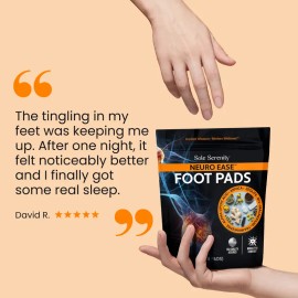 Herbal Foot Patches 20 Count Overnight Use, Foot Care Pads with Zeolite Arnica B12 Lipoic Acid, Supports Relaxation and Daily Comfort Routine