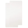 Meyco 564201 2-Pack Fitted Sheet, Cot, Offwhite