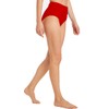 Micosuza Women's Swim Bottom High Waist Retro Basic Full Coverage