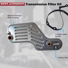 5R55W 5R55S Auto Automatic Trans Transmission Oil Filter kit Compatible with Ford 02-10 Explorer / 07-10 Explorer Sport Trac - Fits for Lincoln 03-05 Aviator / 02-10 Mountaineer OE # 1L2Z7A098AC