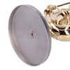 Miniature Copper Saxophone Model with Stand Mini Musical Instrument Ornaments