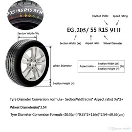 J&C Tire Cover Tote Set with 2 Pcs Wheel Felts Waterproof Dust-Proof Universal Spare Wheel Tire Cover Tyre Protection for SUV Car 14"- 25" Diameter