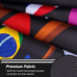 XIFAN Hispanic Heritage Month Flag 3x5 FT Outdoor, Assorted Spanish Speaking Tree Flags, Heavy Duty Polyester Latin American Countries Banner, Celebration Events Classroom Party Decoration