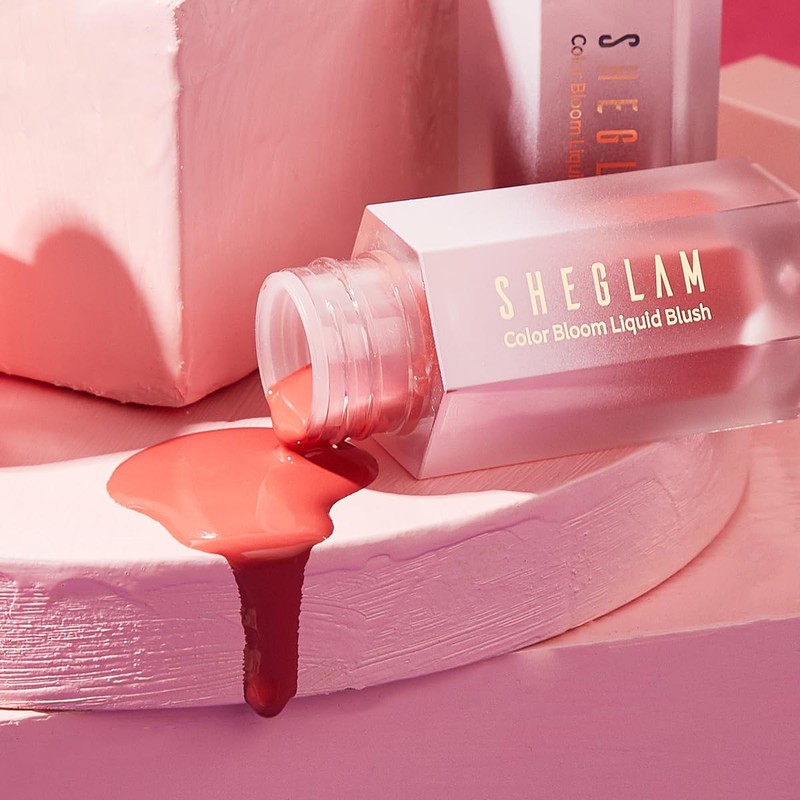 SHEGLAM Color Bloom Liquid Blush Makeup for Cheeks Matte Finish-Love