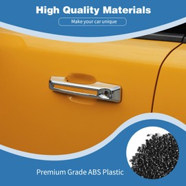 PDKLIN for Bronco Sport Door Handle Cover Chrome for Ford Bronco Sport 2021-2024 Chrome Exterior Accessories 5pcs