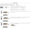 TACKLE HOUSE Buffet Draw BUDR46 D121 Gold Red, 1.8 inches