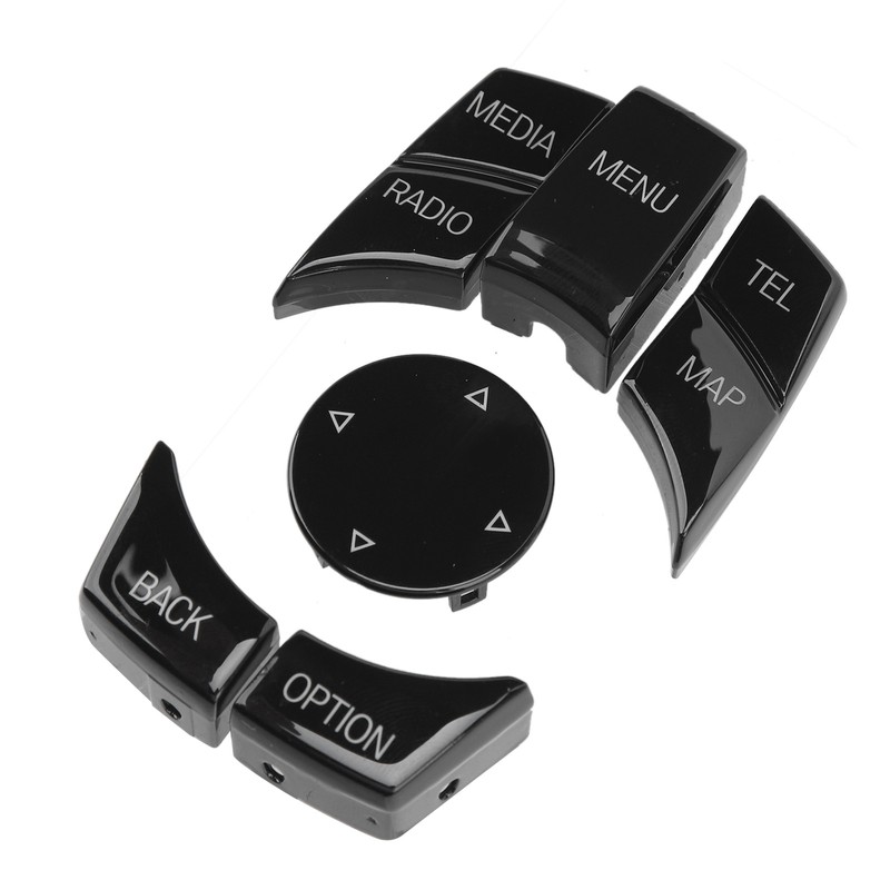 Central Console Multimedia Button Kit Multi Media Control Key Cover