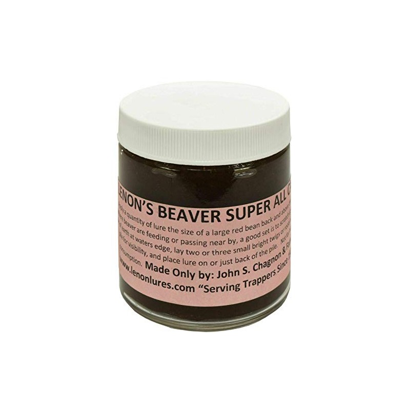 Lenon's Beaver Super All Call Lure 8 oz. Jar Long