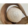 Real Coconut Leaf Table Bedside Lamp Electrial Light - Cream