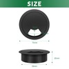 Bolatus 2 Pcs 60mm Desk Grommets, Round Desk Cable Hole