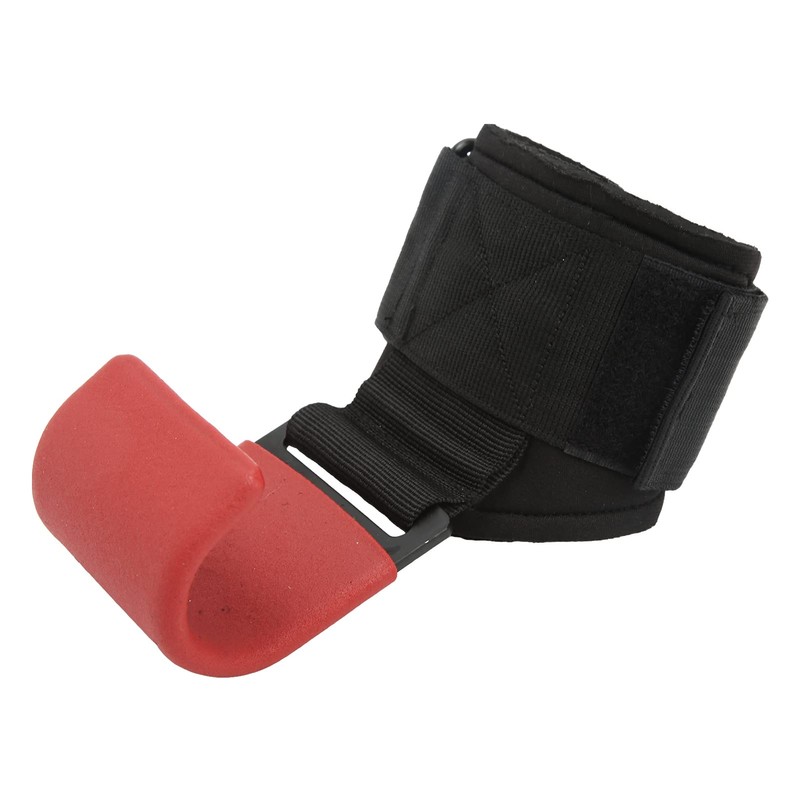 Weight Lifting Hand Grip, Steel Hook SBR Pad Heavy Duty