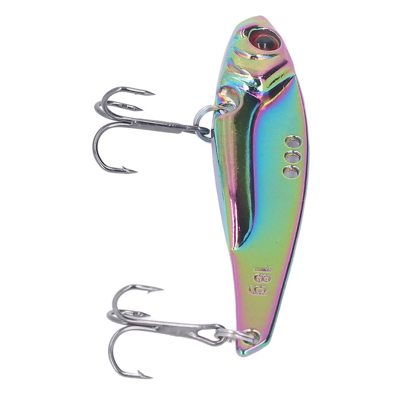 10PCS Fish Shape Artificial Bait High Simulation Aluminum Alloy Fishing