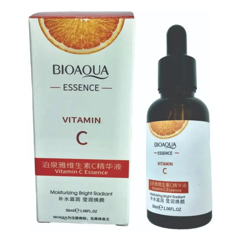 Sérum Bioaqua Con Vitamina C Que Aclara E Hidrata Las