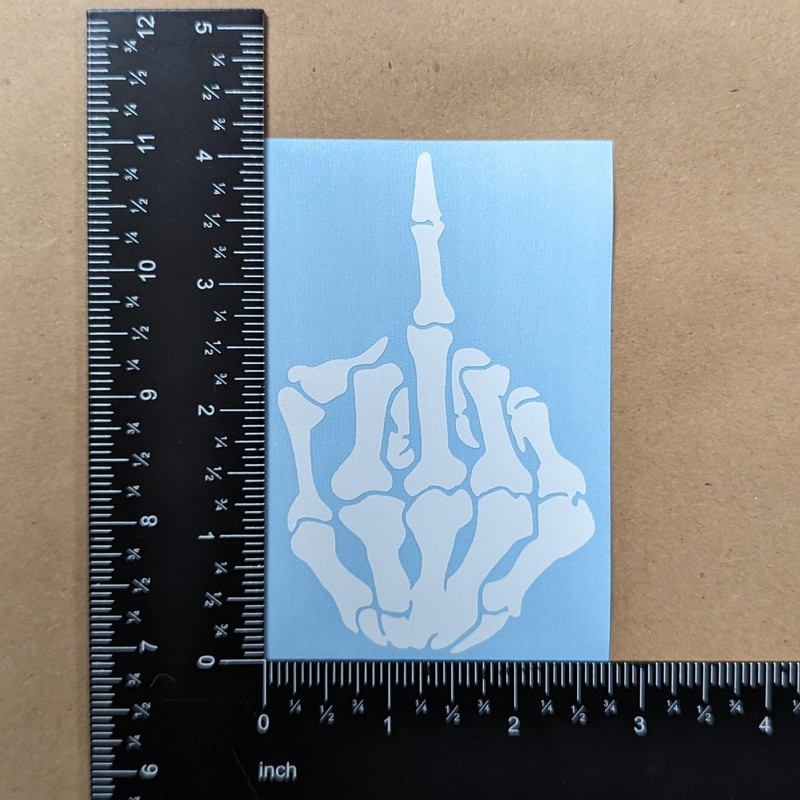 Slaced Skeleton Hands 4 Pack: Rock on Skeleton Hand Left