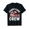 Candy Cane Crew Peppermint Train Men Women Kids Family T-Shirt