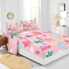 Axolotl Cute Dinosaur Sheets Twin Size,Dinosaurs Sheet Set Girls Sheets,Dinosaur