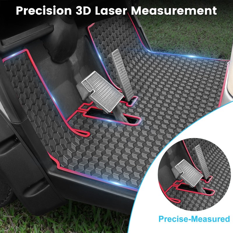 Golf Cart Floor Mat for Yamaha G29 Floor Mat, 3/10"