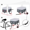 qeedo Bike Trailer Lock Bicycle Trailer Cable Lock [2.5 m