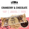 Lenka Bars - Cranberry Chocolate Snack Bars, Gluten Free, High