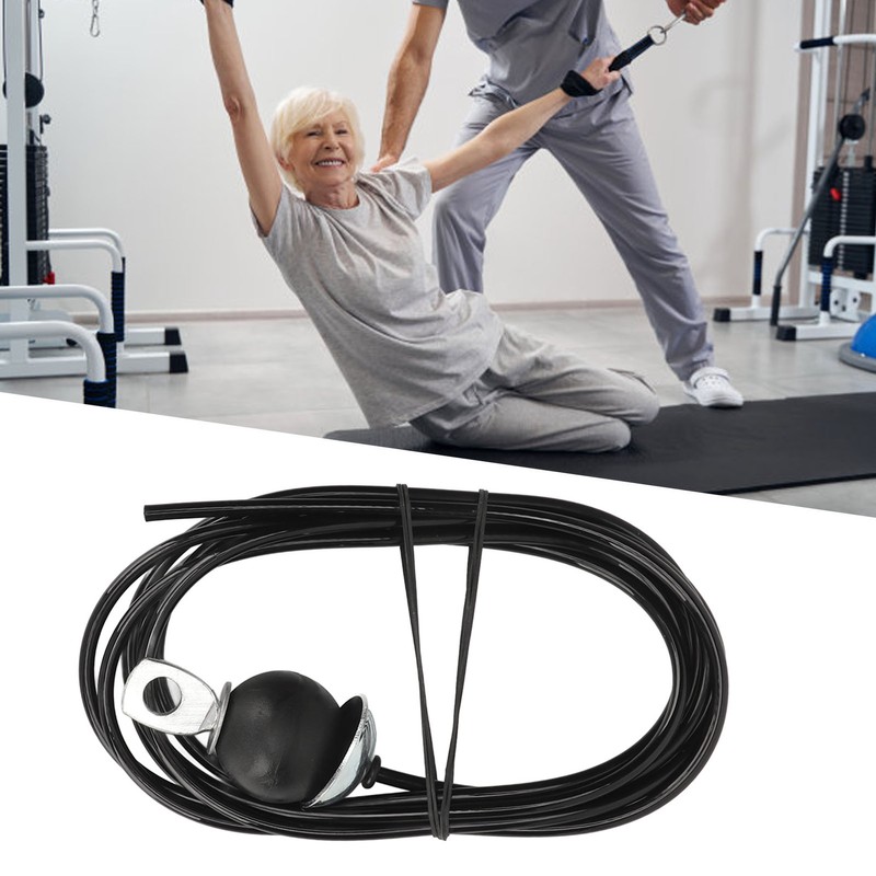 Pulley Cable Steel Wire 5mm Thick 220.5lb Load Bearing Easy